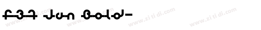 F37 Jan Bold字体转换
